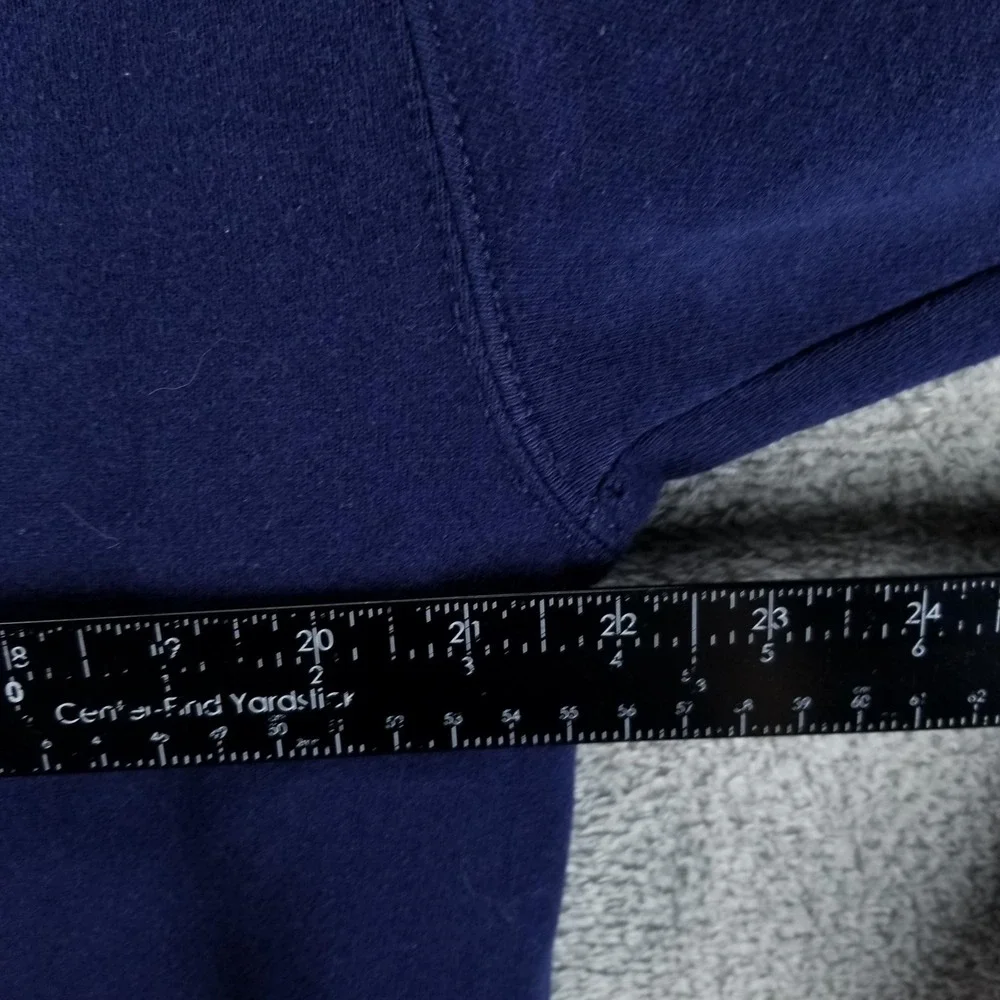 VTG Adidas‎ Sweatshirt Mens M Blue Fleece Crewneck Made in USA Cross Training